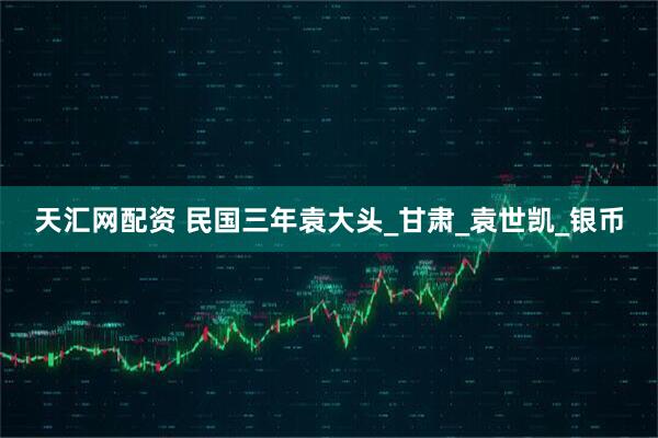 天汇网配资 民国三年袁大头_甘肃_袁世凯_银币