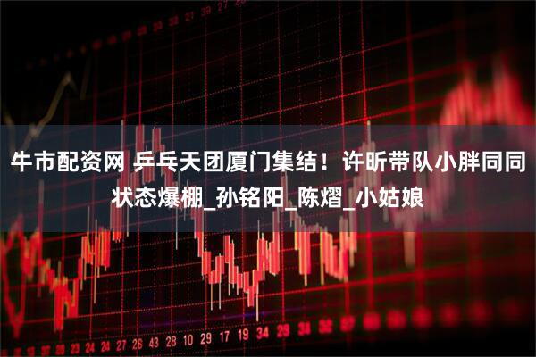 牛市配资网 乒乓天团厦门集结！许昕带队小胖同同状态爆棚_孙铭阳_陈熠_小姑娘